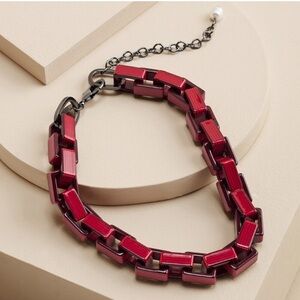 Chunky Chico’s Red Short Necklace